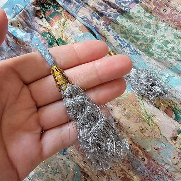 Anthropologie Flowy Bohemian Midi Dress - Picture 6 of 7